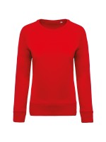 Sweatshirt BIO com decote redondo e mangas raglan - K481C