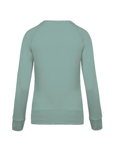 Sweatshirt BIO com decote redondo e mangas raglan - K481C
