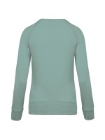 Sweatshirt BIO com decote redondo e mangas raglan - K481C