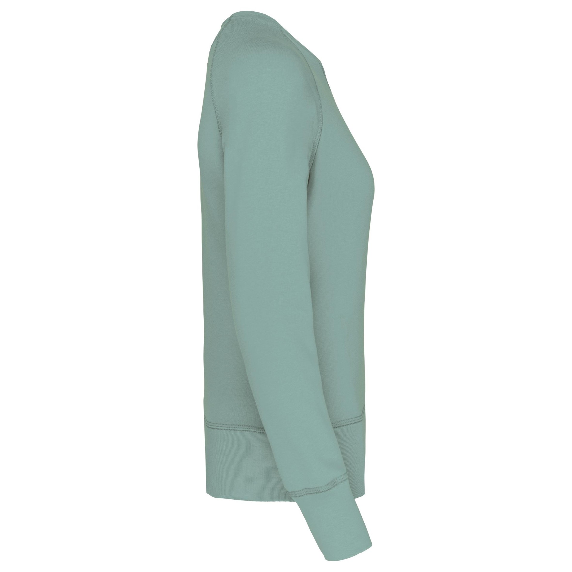 Sweatshirt BIO com decote redondo e mangas raglan - K481C