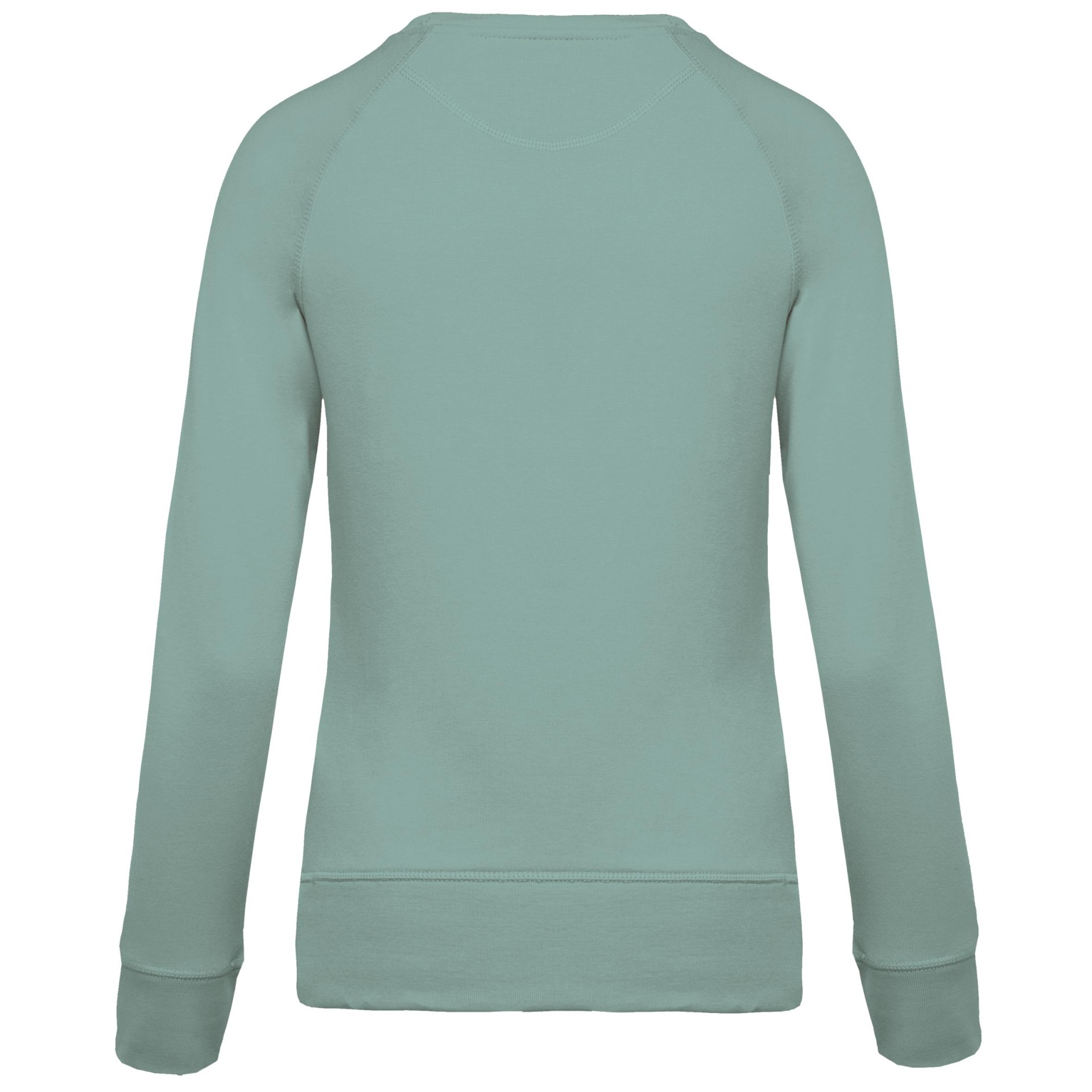 Sweatshirt BIO com decote redondo e mangas raglan - K481C