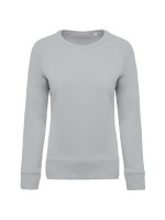 Sweatshirt BIO com decote redondo e mangas raglan - K481C