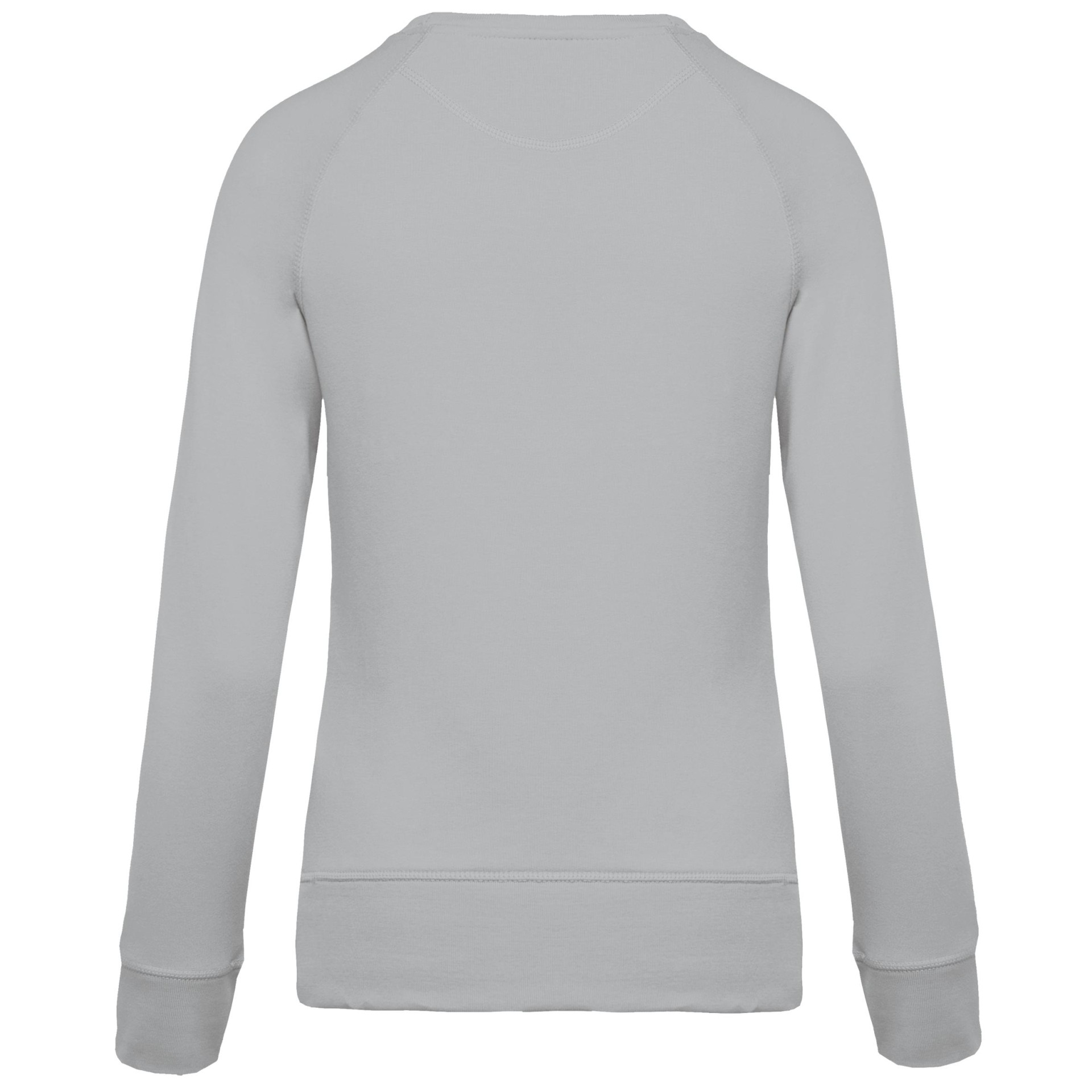 Sweatshirt BIO com decote redondo e mangas raglan - K481C