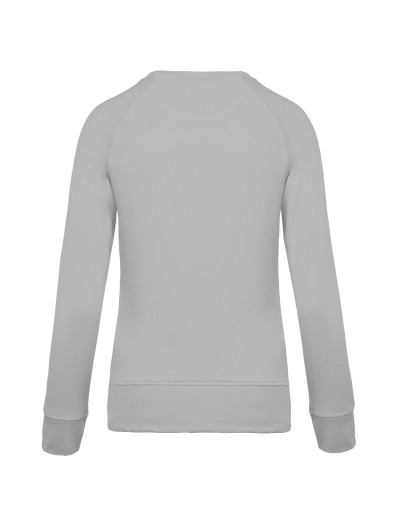 Sweatshirt BIO com decote redondo e mangas raglan - K481C