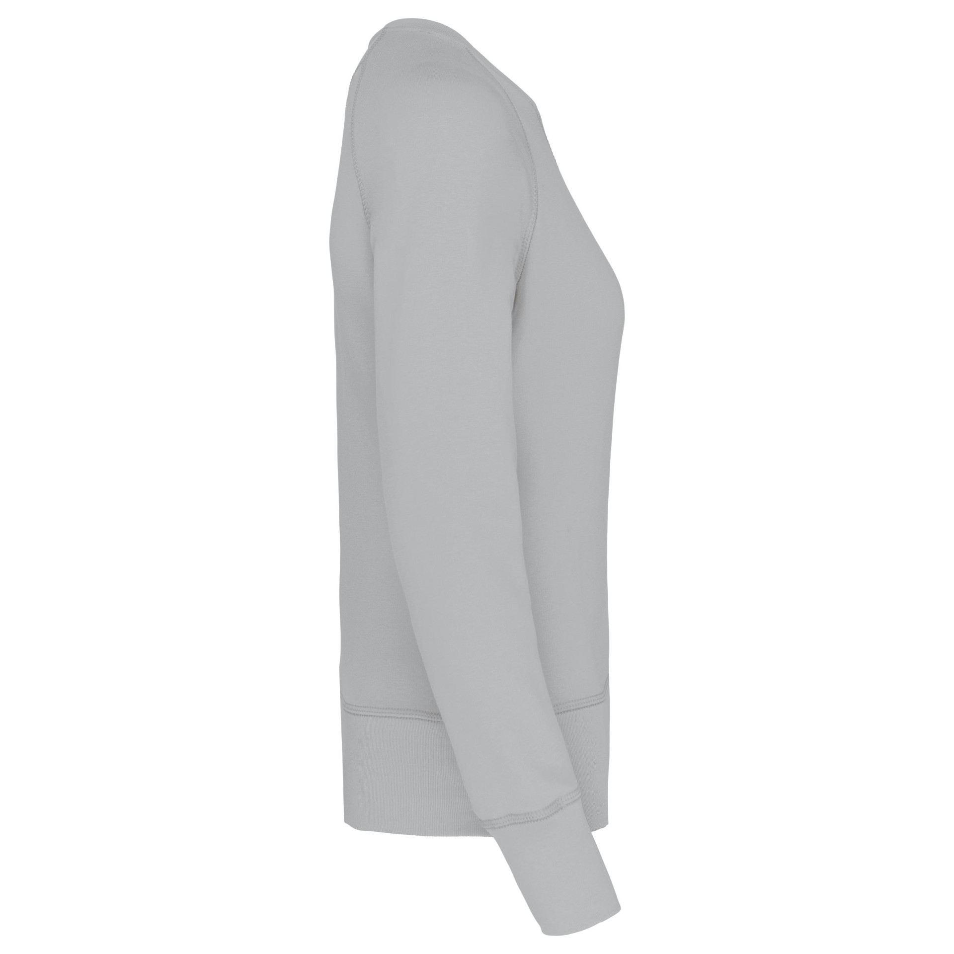 Sweatshirt BIO com decote redondo e mangas raglan - K481C
