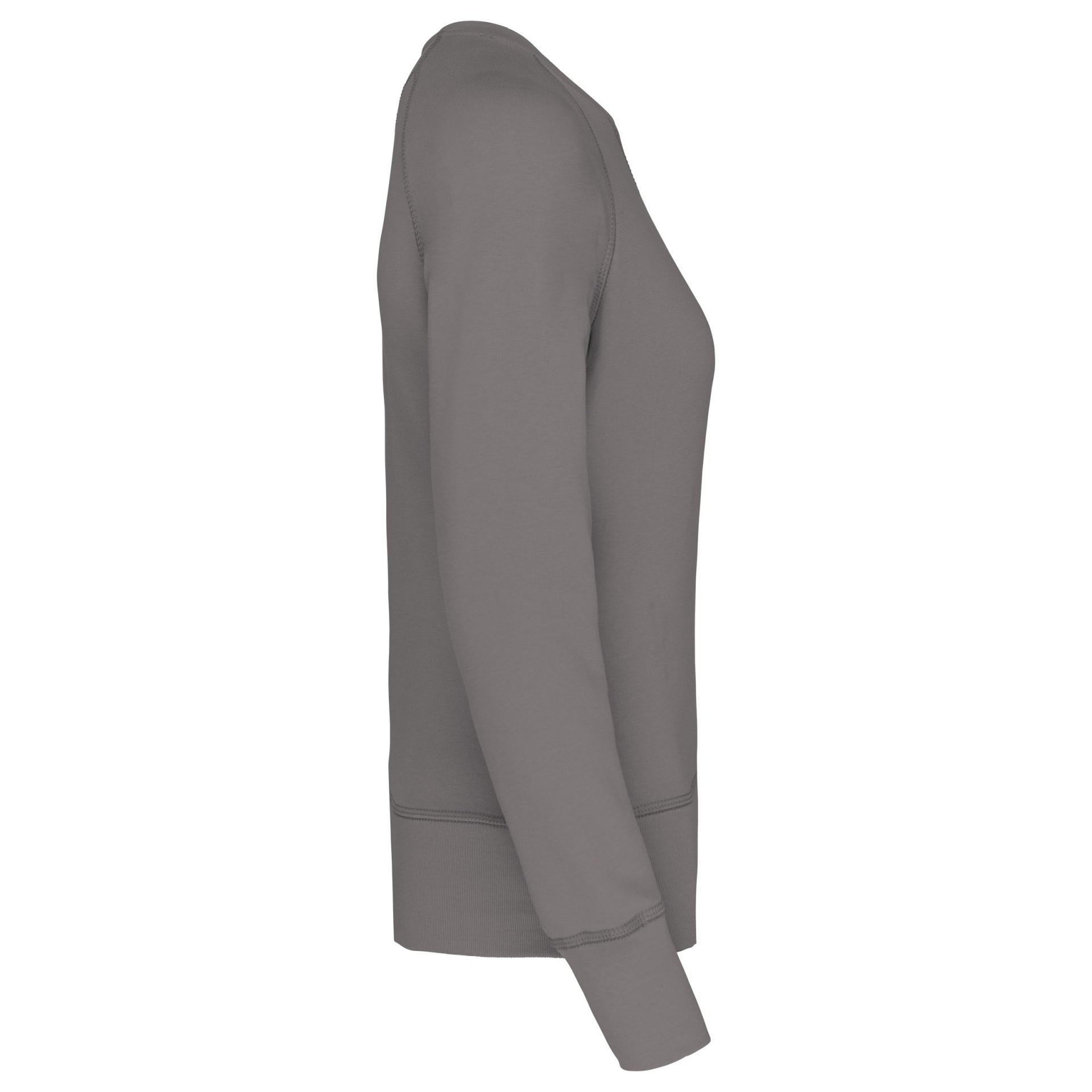 Sweatshirt BIO com decote redondo e mangas raglan - K481C