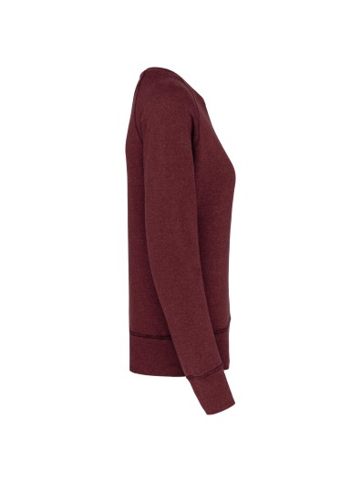 Sweatshirt BIO com decote redondo e mangas raglan - K481A