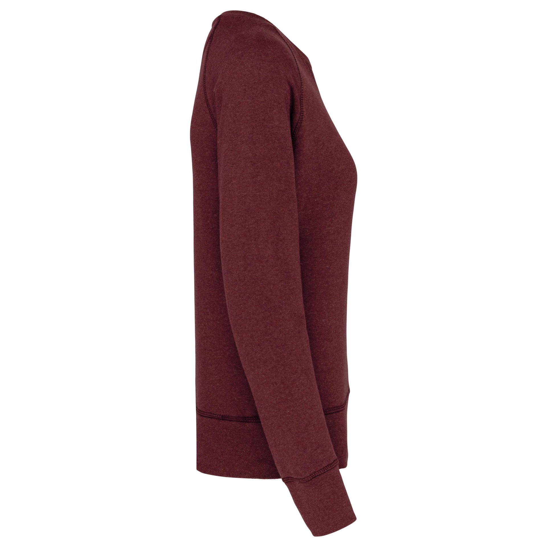 Sweatshirt BIO com decote redondo e mangas raglan - K481A