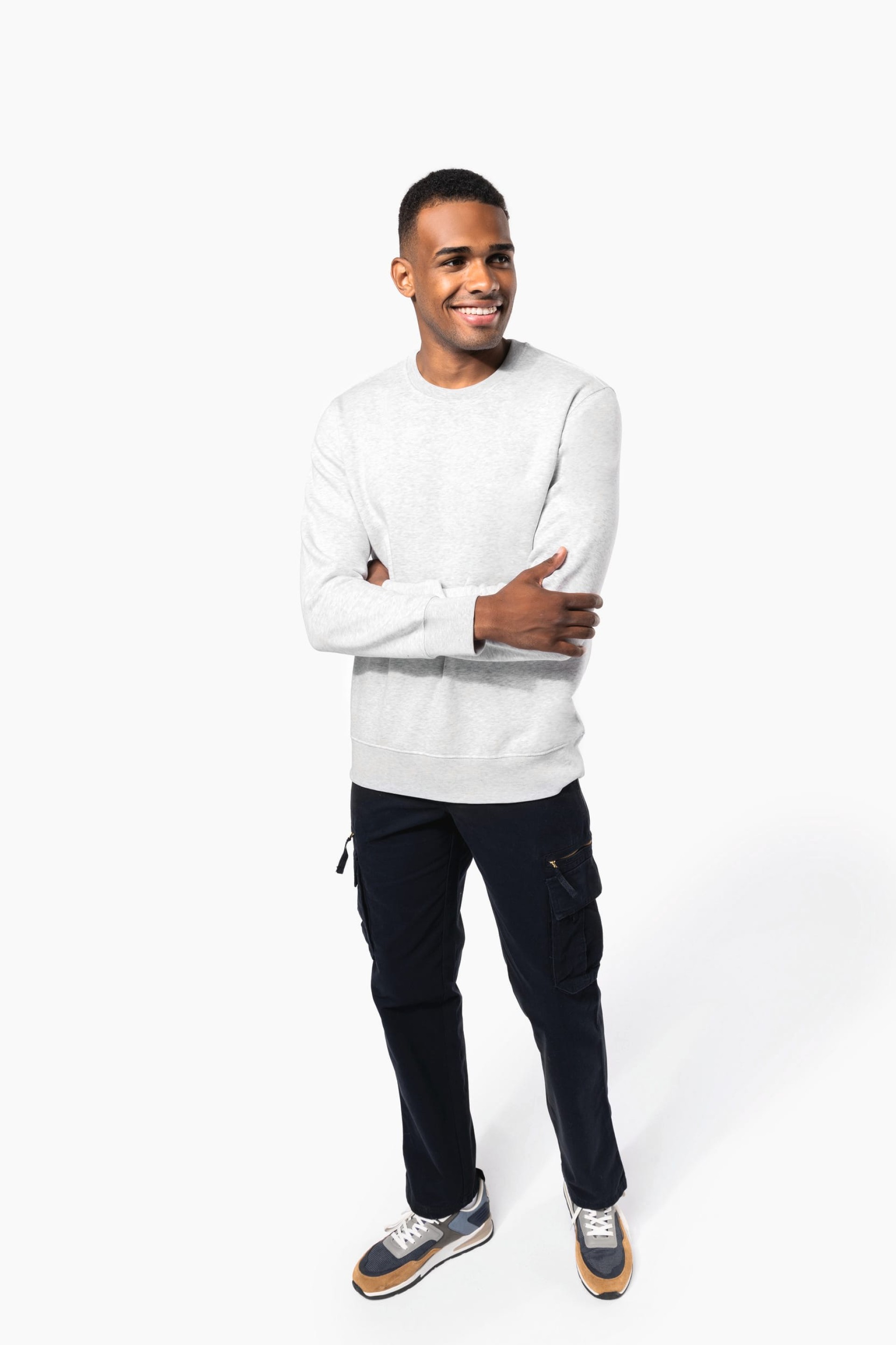 Sweatshirt com decote redondo - K488