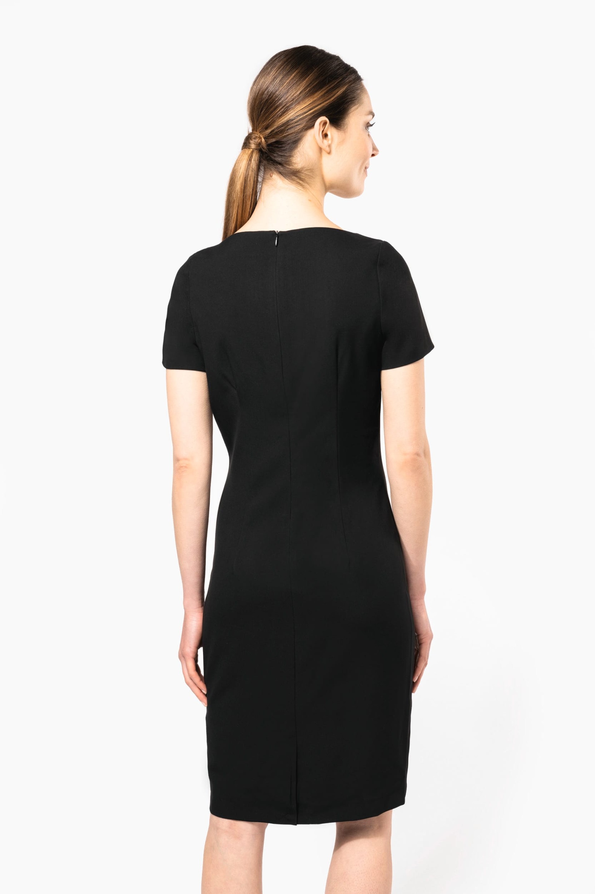 Vestido de manga curta - K500