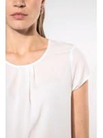 Blusa em crepe de manga curta - K5002