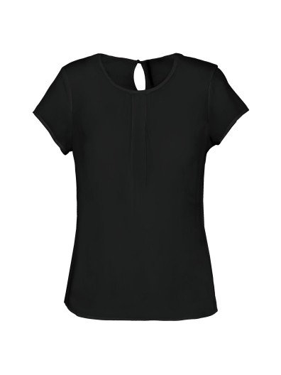 Blusa em crepe de manga curta - K5002