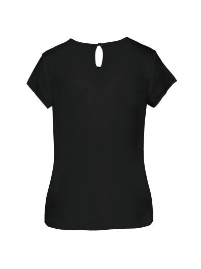 Blusa em crepe de manga curta - K5002