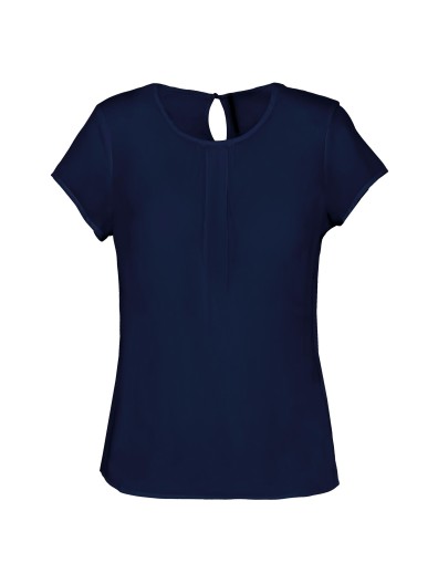 Blusa em crepe de manga curta - K5002
