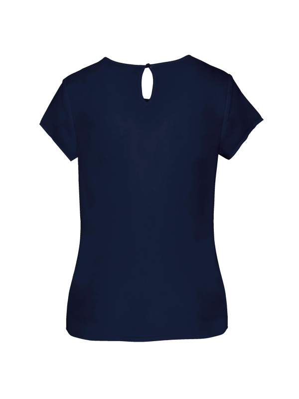 Blusa em crepe de manga curta - K5002