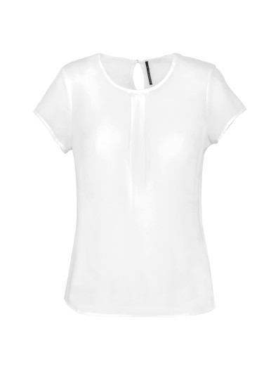 Blusa em crepe de manga curta - K5002