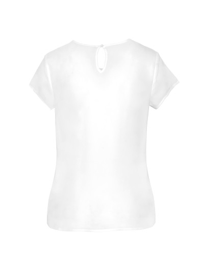 Blusa em crepe de manga curta - K5002