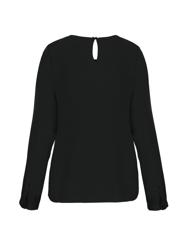 Blusa em crepe de manga comprida - K5003