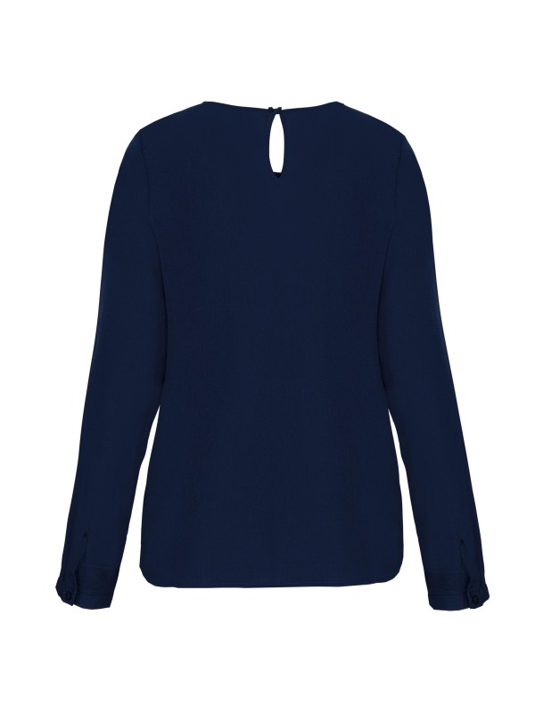 Blusa em crepe de manga comprida - K5003