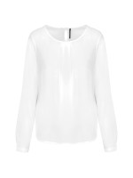 Blusa em crepe de manga comprida - K5003