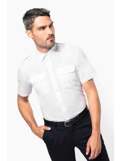 Camisa piloto de manga curta - K503