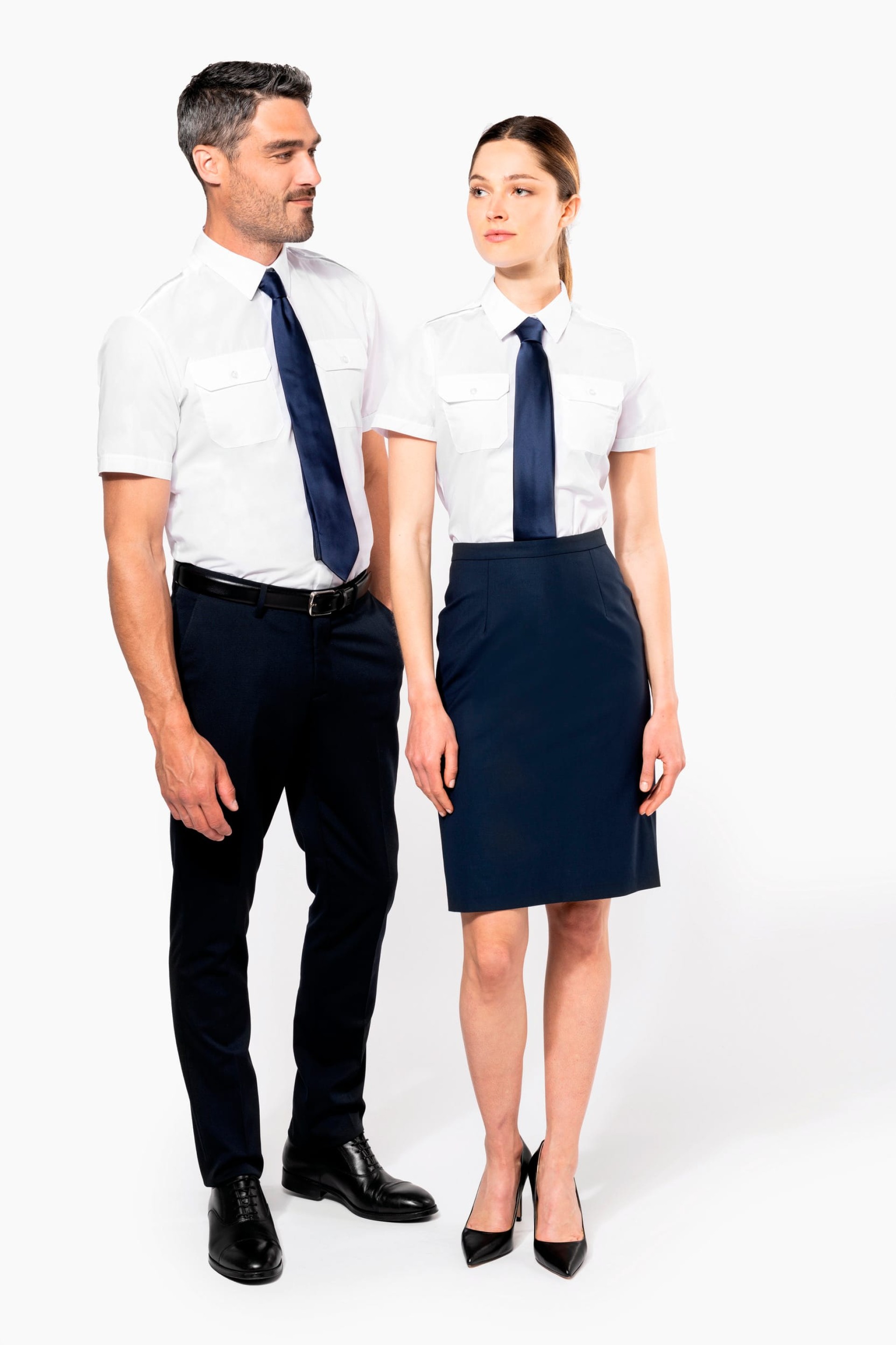 Camisa piloto de manga curta - K503