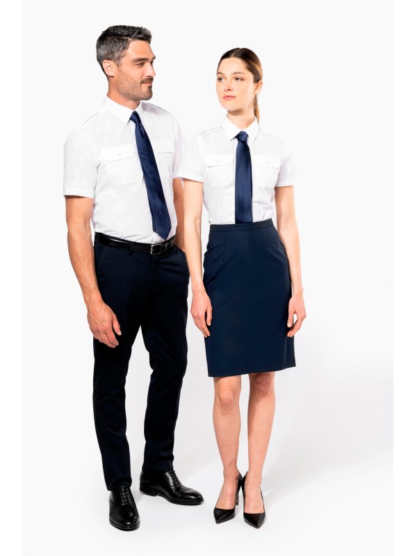 Camisa piloto de manga curta - K504