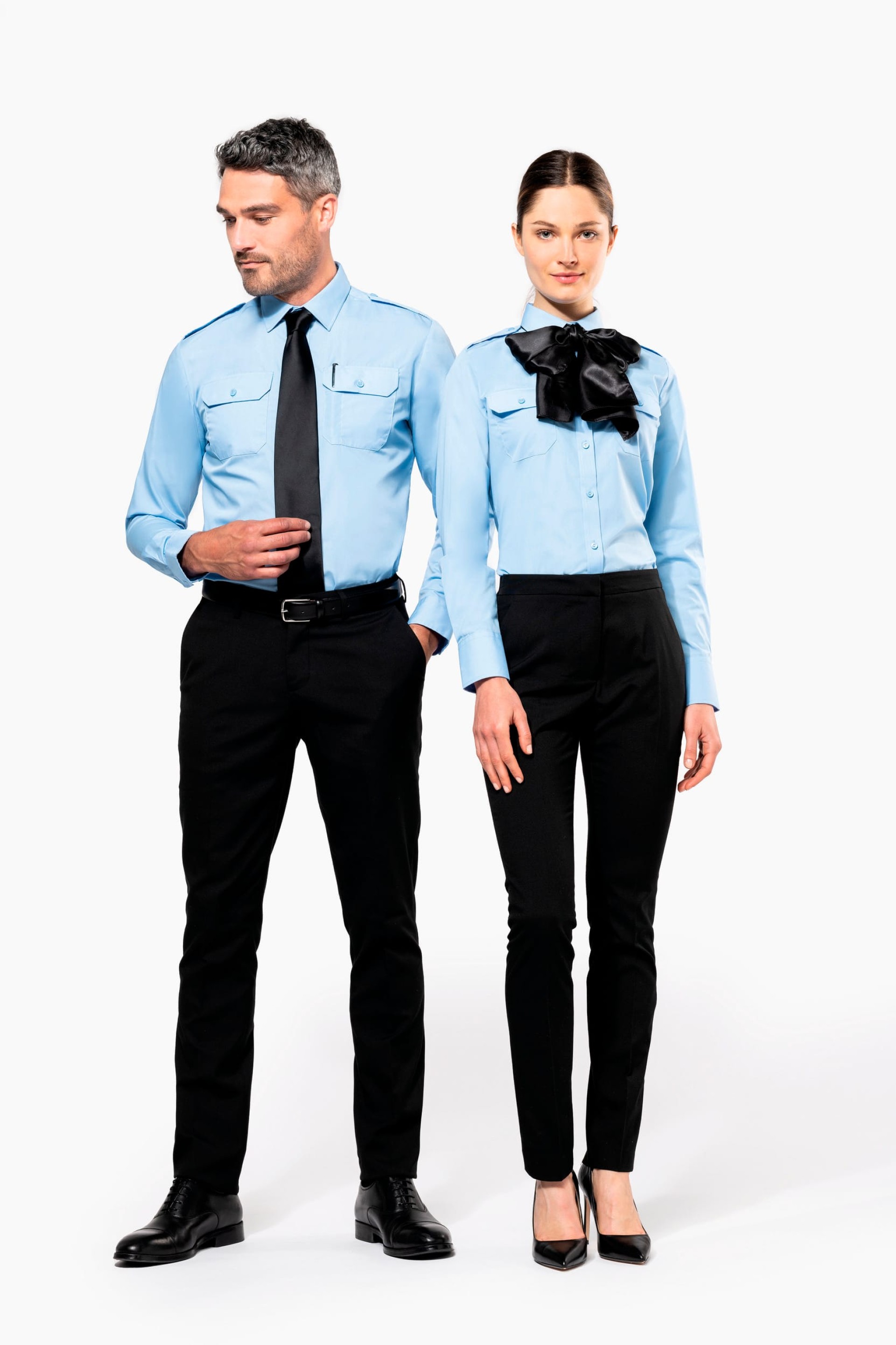 Camisa piloto de manga comprida - K505