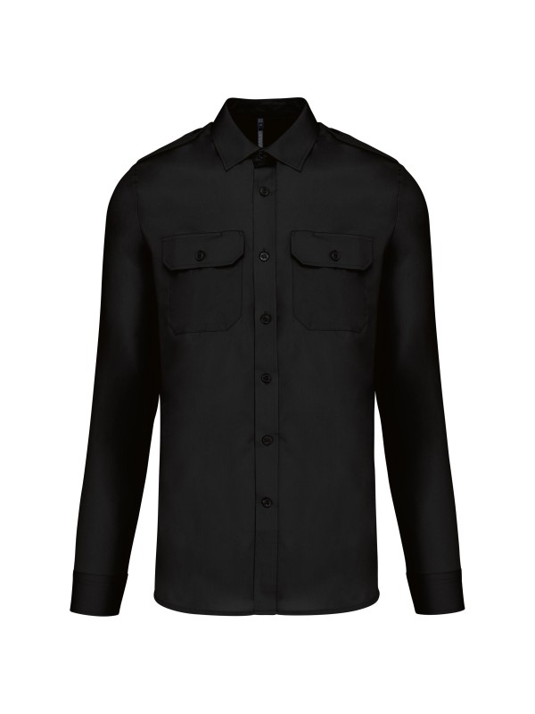 Camisa piloto de manga comprida - K505