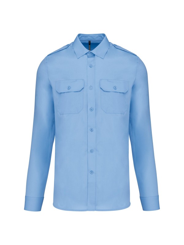 Camisa piloto de manga comprida - K505