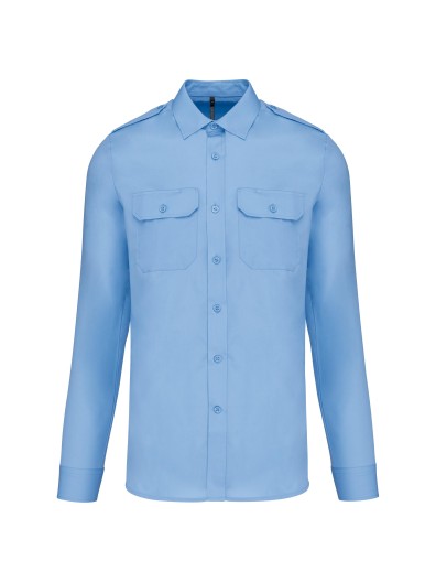 Camisa piloto de manga comprida - K505