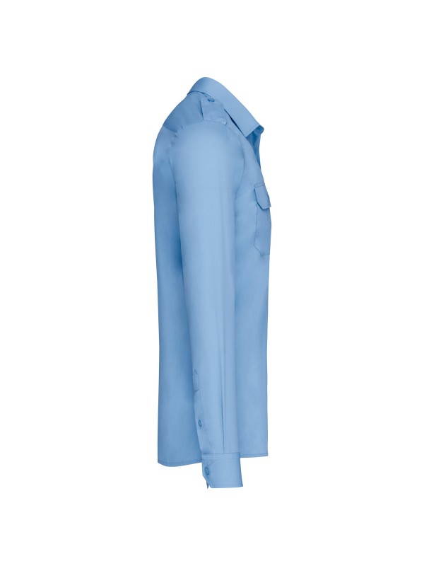 Camisa piloto de manga comprida - K505