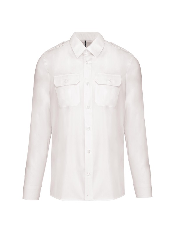 Camisa piloto de manga comprida - K505