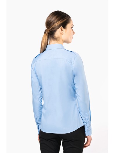 Camisa piloto de manga comprida - K506