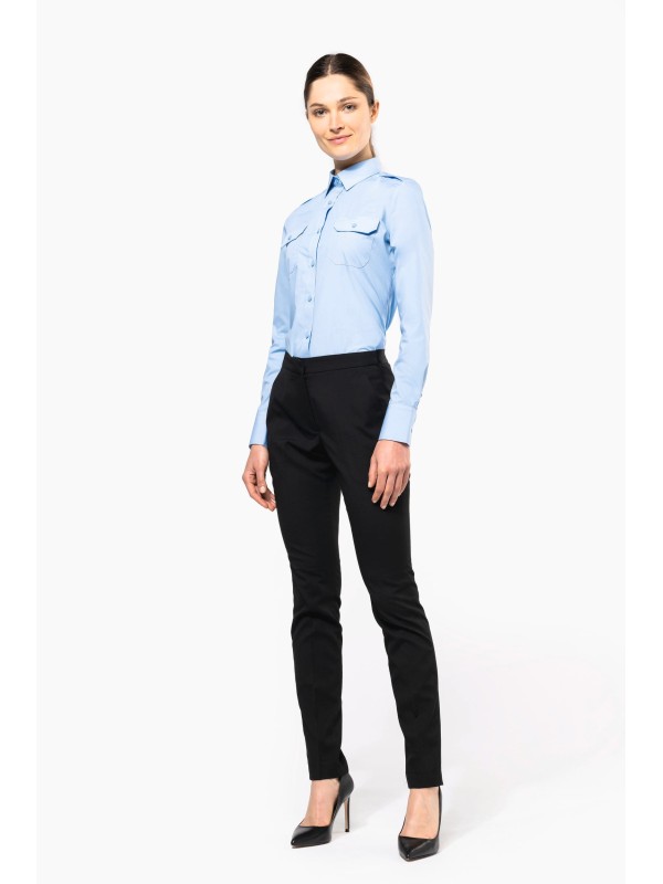 Camisa piloto de manga comprida - K506