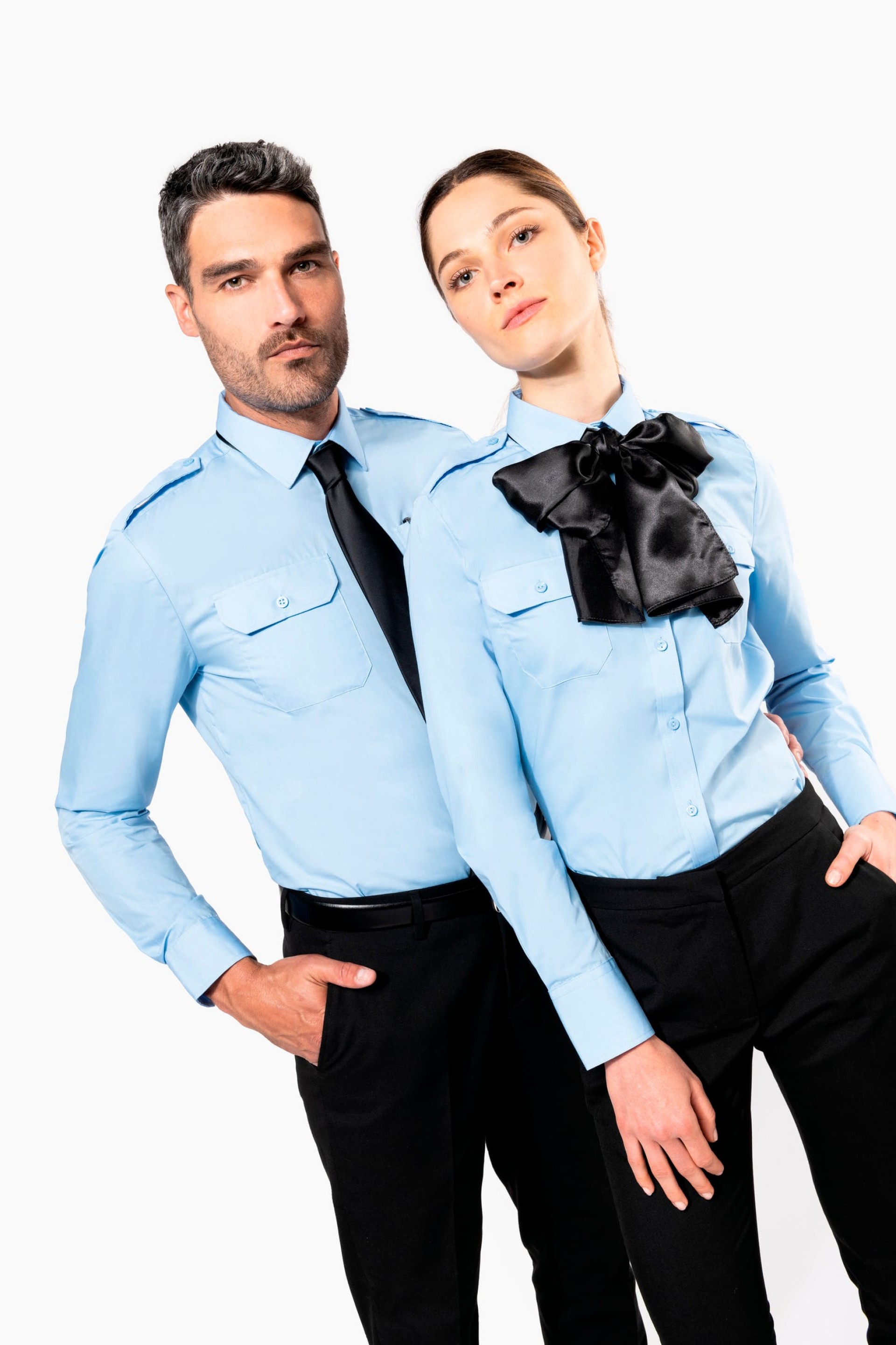 Camisa piloto de manga comprida - K506