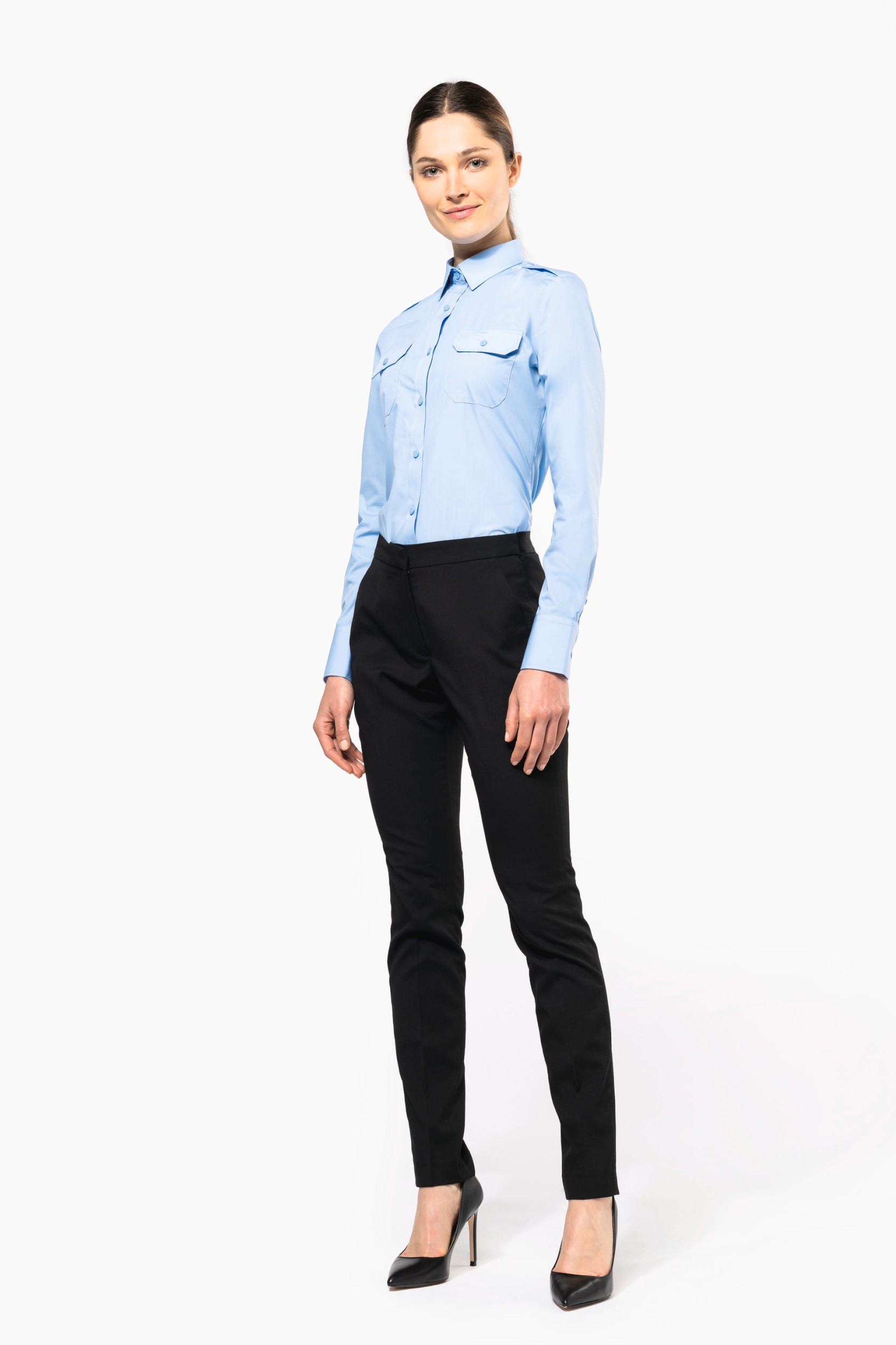 Camisa piloto de manga comprida - K506