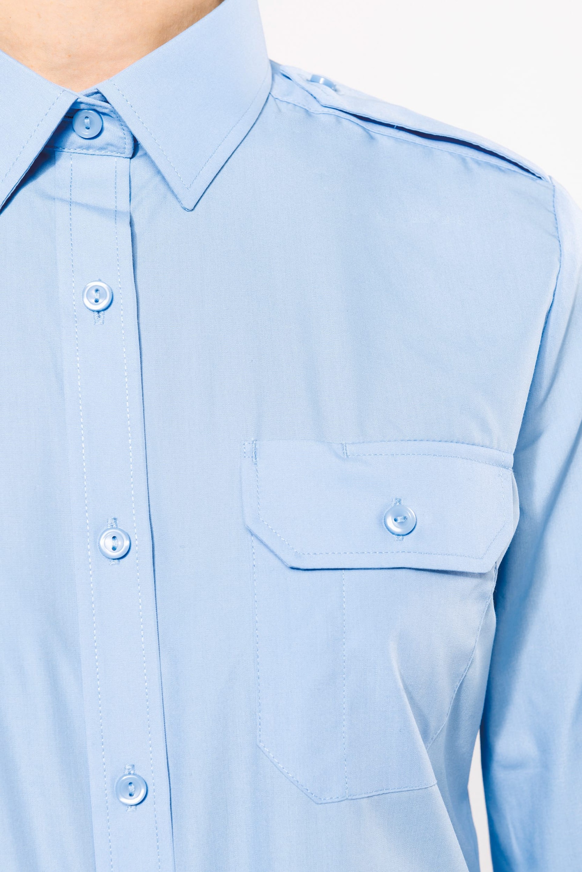 Camisa piloto de manga comprida - K506