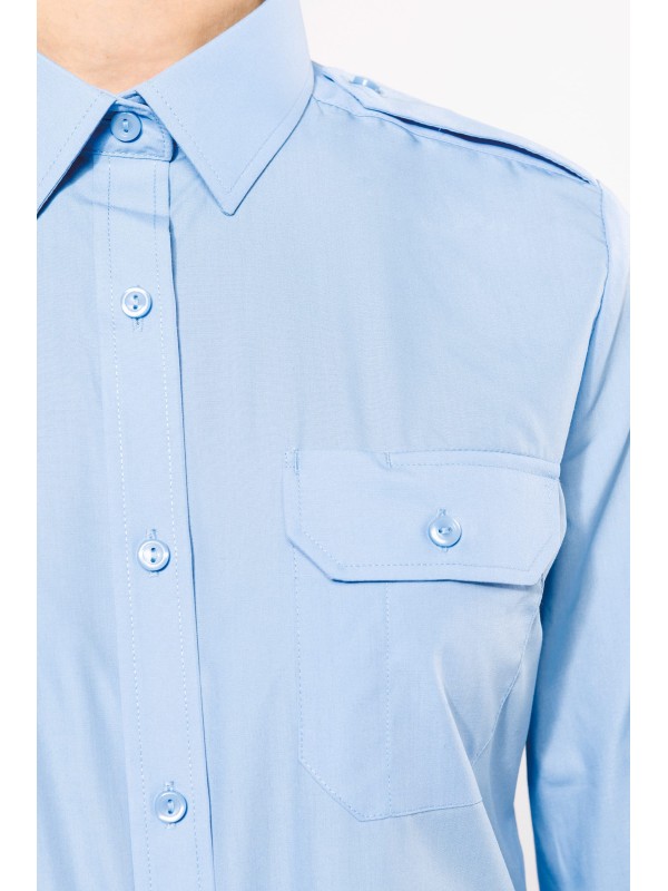 Camisa piloto de manga comprida - K506