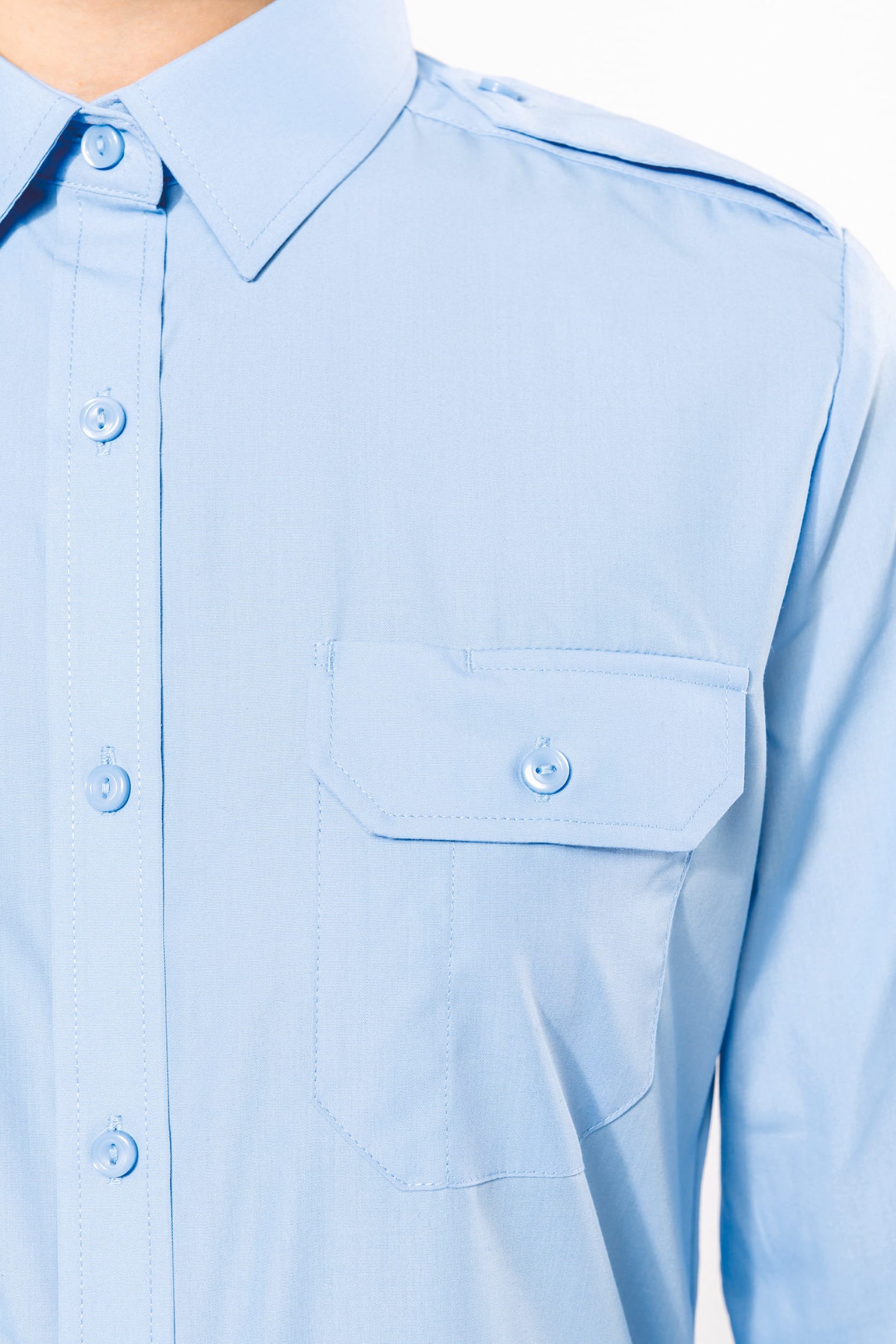 Camisa piloto de manga comprida - K506