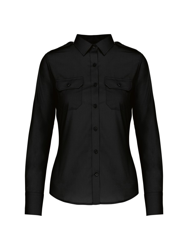Camisa piloto de manga comprida - K506