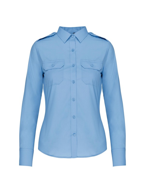 Camisa piloto de manga comprida - K506