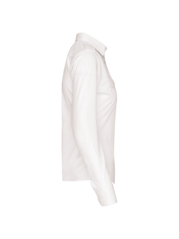 Camisa piloto de manga comprida - K506