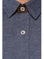 Polo em jacquard de manga comprida - K507