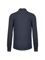 Polo em jacquard de manga comprida - K507