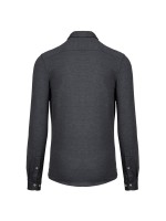 Polo em jacquard de manga comprida - K507