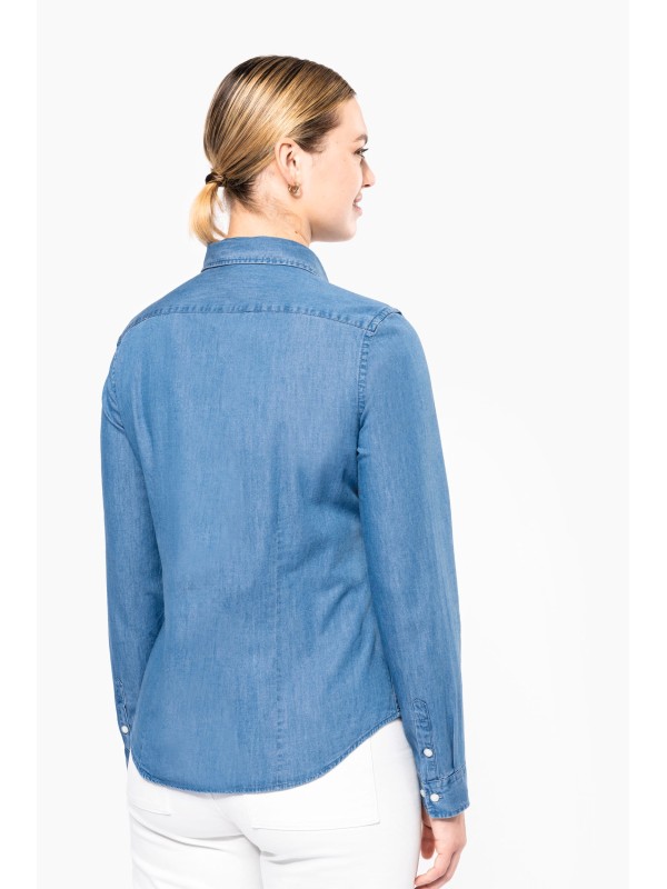 Camisa em denim - K509