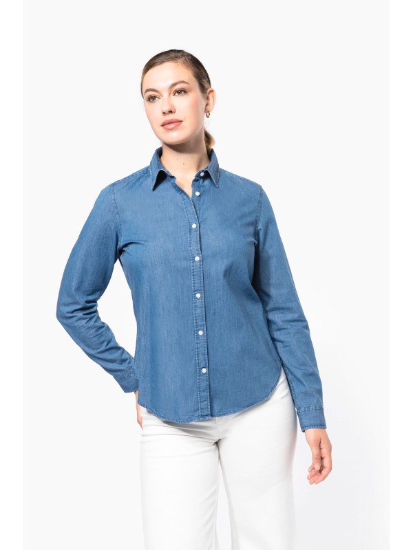 Camisa em denim - K509