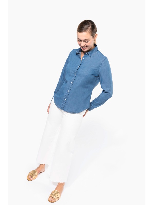 Camisa em denim - K509