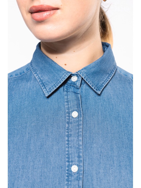 Camisa em denim - K509